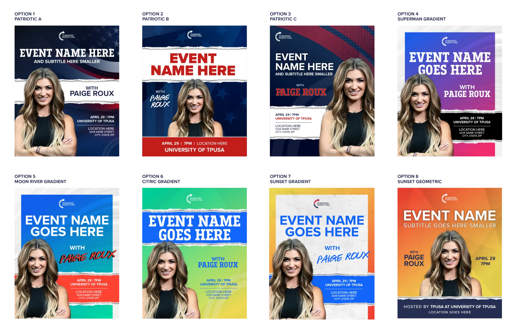 Custom Event Graphics